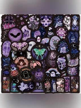 (3 for $20)60pcs Halloween Vinyl Stickers
